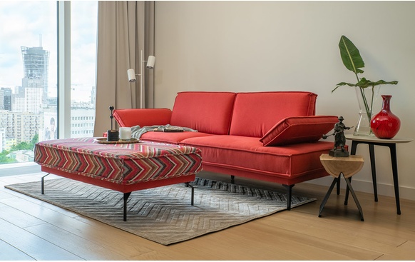 Прямой диван Milan в ткани