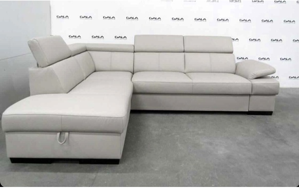Угловой диван Perugia в коже + иск. коже G220