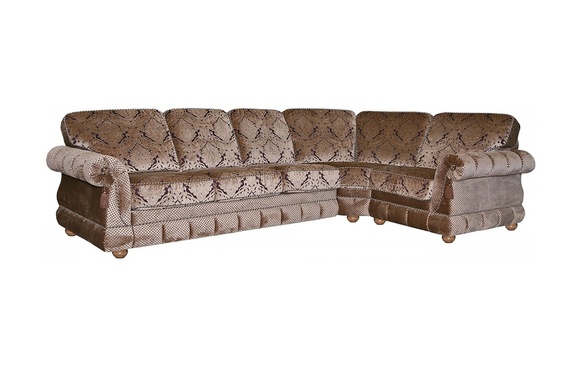 Угловой диван Цезарь в ткани (3МL/R.90.1R/L)