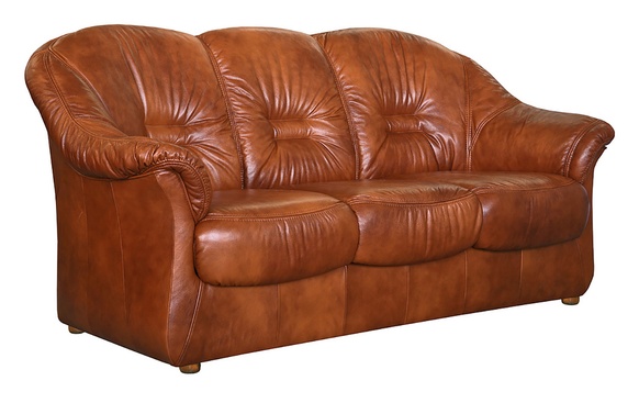 3-х местный диван Омега в коже (3М) Спецпредложение